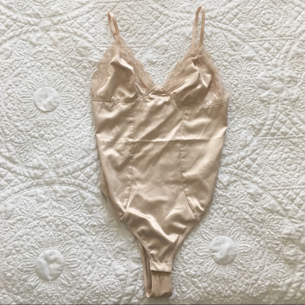 Lingerie Silky and Lace Body Suit